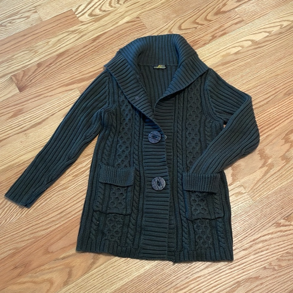 Wool blended cardigan jacket - Picture 2 of 8